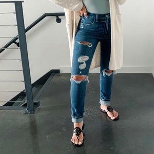 NWOT Abercrombie ripped skinny jeans